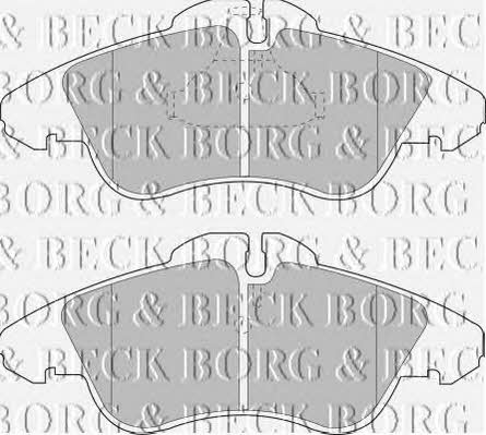 Borg & beck BBP1588 Гальмівні колодки, комплект BBP1588: Купити в Україні - Добра ціна на EXIST.UA!