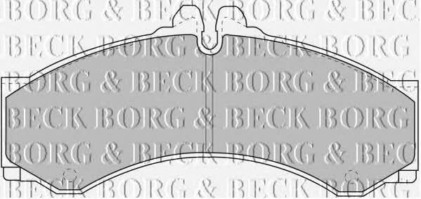 Borg & beck BBP1589 Тормозные колодки дисковые, комплект BBP1589: Отличная цена - Купить в Украине на EXIST.UA! BBP1589 Borg & beck Тормозные колодки дисковые, комплект