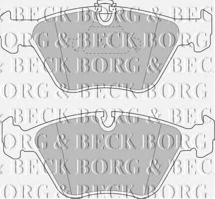 Borg & beck BBP1590 Гальмівні колодки, комплект BBP1590: Купити в Україні - Добра ціна на EXIST.UA!