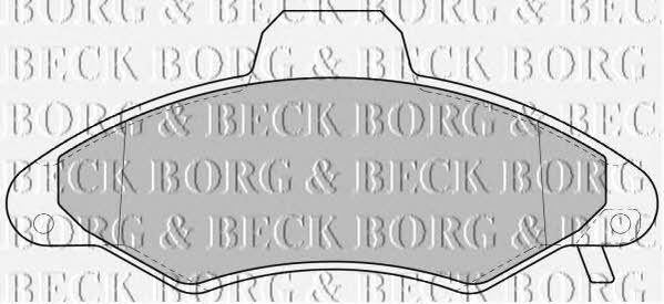 Borg & beck BBP1600 Гальмівні колодки, комплект BBP1600: Купити в Україні - Добра ціна на EXIST.UA!