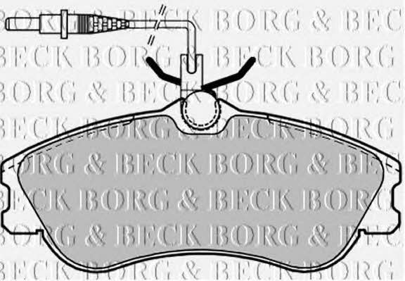 Borg & beck BBP1601 Гальмівні колодки, комплект BBP1601: Купити в Україні - Добра ціна на EXIST.UA!