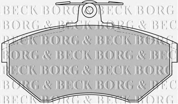 Borg & beck BBP1607 Гальмівні колодки, комплект BBP1607: Купити в Україні - Добра ціна на EXIST.UA!