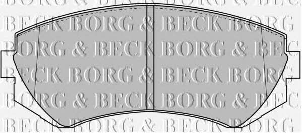 Borg & beck BBP1611 Гальмівні колодки, комплект BBP1611: Купити в Україні - Добра ціна на EXIST.UA!