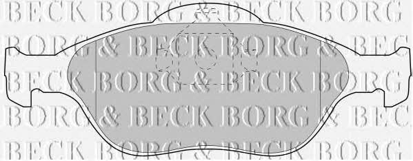 Borg & beck BBP1615 Гальмівні колодки, комплект BBP1615: Купити в Україні - Добра ціна на EXIST.UA!