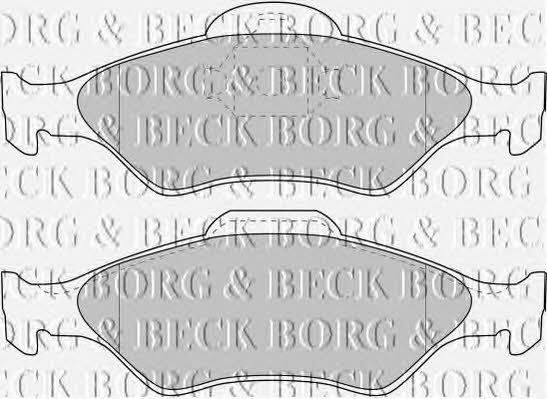 Borg & beck BBP1616 Гальмівні колодки, комплект BBP1616: Приваблива ціна - Купити в Україні на EXIST.UA!