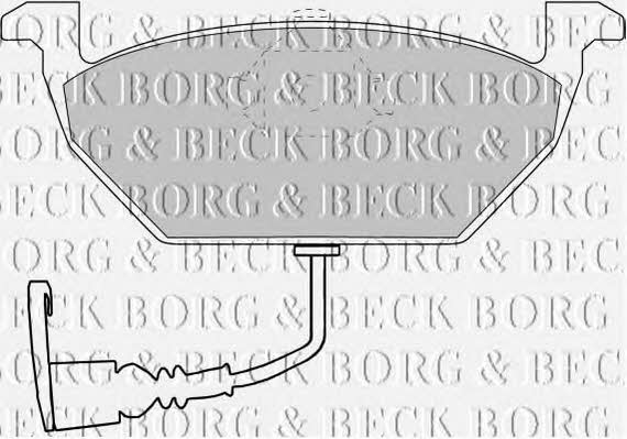 Borg & beck BBP1617 Гальмівні колодки, комплект BBP1617: Купити в Україні - Добра ціна на EXIST.UA!