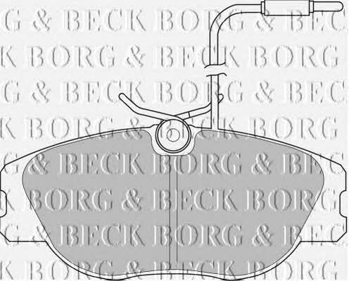 Borg & beck BBP1129 Гальмівні колодки, комплект BBP1129: Купити в Україні - Добра ціна на EXIST.UA!