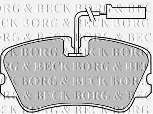 Borg & beck BBP1140 Гальмівні колодки, комплект BBP1140: Купити в Україні - Добра ціна на EXIST.UA!