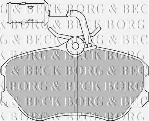 Borg & beck BBP1141 Гальмівні колодки, комплект BBP1141: Купити в Україні - Добра ціна на EXIST.UA!
