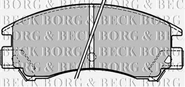 Borg & beck BBP1148 Гальмівні колодки, комплект BBP1148: Купити в Україні - Добра ціна на EXIST.UA!