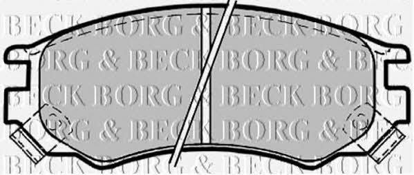 Borg & beck BBP1156 Гальмівні колодки, комплект BBP1156: Купити в Україні - Добра ціна на EXIST.UA!