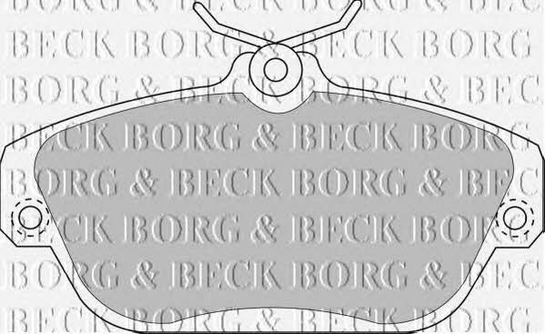 Borg & beck BBP1157 Гальмівні колодки, комплект BBP1157: Купити в Україні - Добра ціна на EXIST.UA!