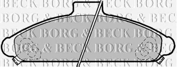 Borg & beck BBP1172 Гальмівні колодки, комплект BBP1172: Купити в Україні - Добра ціна на EXIST.UA!