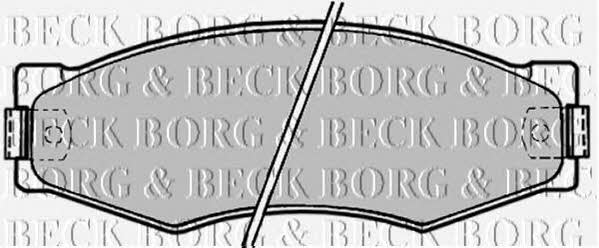 Borg & beck BBP1180 Гальмівні колодки, комплект BBP1180: Приваблива ціна - Купити в Україні на EXIST.UA!