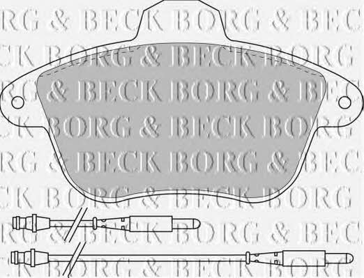 Borg & beck BBP1182 Гальмівні колодки, комплект BBP1182: Приваблива ціна - Купити в Україні на EXIST.UA!