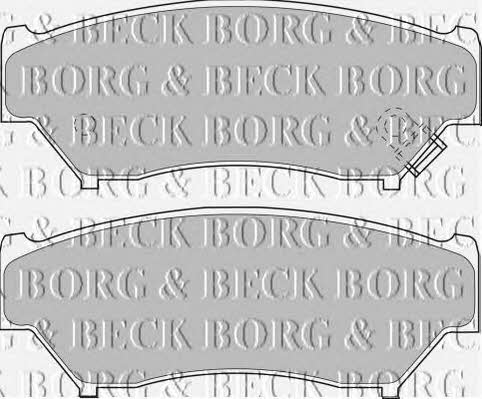 Borg & beck BBP1184 Гальмівні колодки, комплект BBP1184: Купити в Україні - Добра ціна на EXIST.UA!