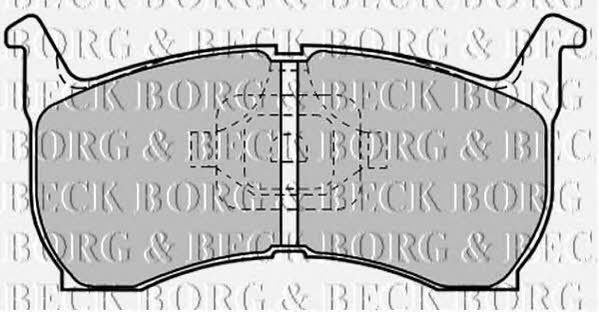 Borg & beck BBP1185 Гальмівні колодки, комплект BBP1185: Купити в Україні - Добра ціна на EXIST.UA!