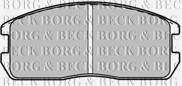 Borg & beck BBP1200 Гальмівні колодки, комплект BBP1200: Купити в Україні - Добра ціна на EXIST.UA!