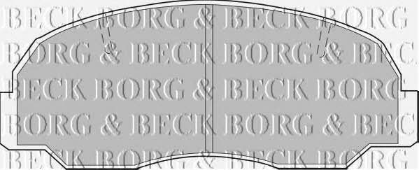 Borg & beck BBP1206 Гальмівні колодки, комплект BBP1206: Приваблива ціна - Купити в Україні на EXIST.UA!