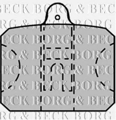 Borg & beck BBP1211 Гальмівні колодки, комплект BBP1211: Купити в Україні - Добра ціна на EXIST.UA!
