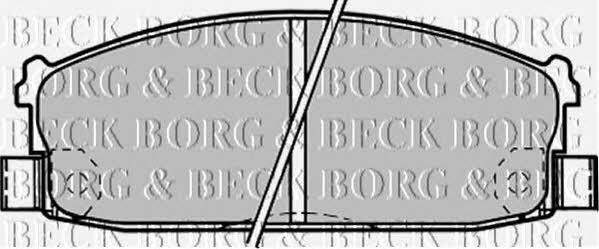 Borg & beck BBP1216 Гальмівні колодки, комплект BBP1216: Купити в Україні - Добра ціна на EXIST.UA!