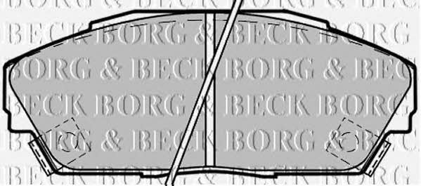 Borg & beck BBP1217 Гальмівні колодки, комплект BBP1217: Купити в Україні - Добра ціна на EXIST.UA!