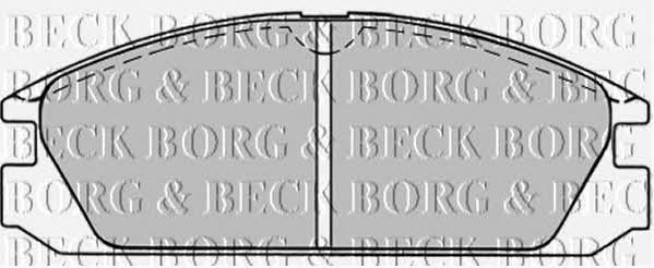 Borg & beck BBP1222 Гальмівні колодки, комплект BBP1222: Купити в Україні - Добра ціна на EXIST.UA!