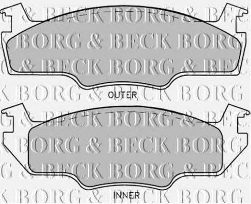 Borg & beck BBP1226 Гальмівні колодки, комплект BBP1226: Купити в Україні - Добра ціна на EXIST.UA!