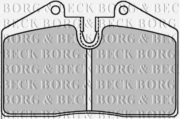Borg & beck BBP1227 Гальмівні колодки, комплект BBP1227: Купити в Україні - Добра ціна на EXIST.UA!