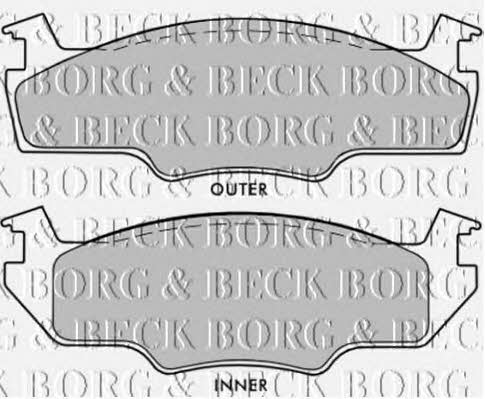 Borg & beck BBP1235 Гальмівні колодки, комплект BBP1235: Купити в Україні - Добра ціна на EXIST.UA!