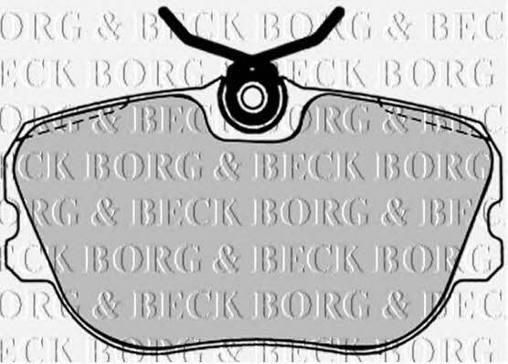 Borg & beck BBP1238 Гальмівні колодки, комплект BBP1238: Купити в Україні - Добра ціна на EXIST.UA!