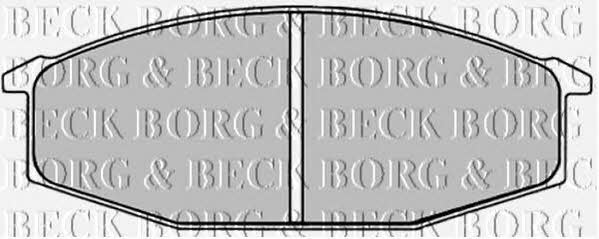 Borg & beck BBP1245 Гальмівні колодки, комплект BBP1245: Купити в Україні - Добра ціна на EXIST.UA!