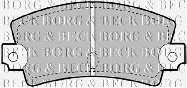 Borg & beck BBP1247 Гальмівні колодки, комплект BBP1247: Купити в Україні - Добра ціна на EXIST.UA!