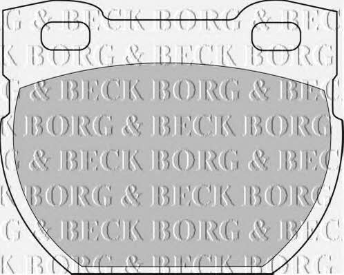 Borg & beck BBP1250 Гальмівні колодки, комплект BBP1250: Купити в Україні - Добра ціна на EXIST.UA!