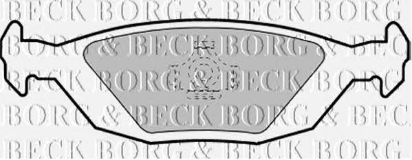 Borg & beck BBP1252 Гальмівні колодки, комплект BBP1252: Купити в Україні - Добра ціна на EXIST.UA!