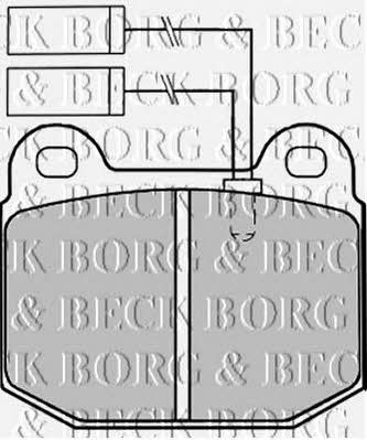 Borg & beck BBP1254 Гальмівні колодки, комплект BBP1254: Купити в Україні - Добра ціна на EXIST.UA!