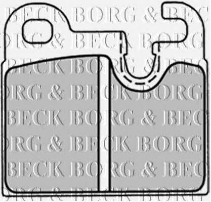 Borg & beck BBP1255 Гальмівні колодки, комплект BBP1255: Приваблива ціна - Купити в Україні на EXIST.UA!