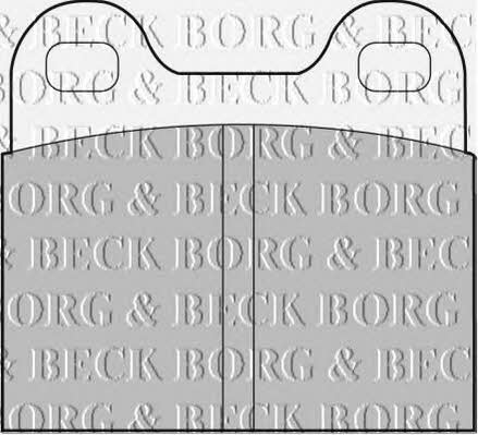 Borg & beck BBP1260 Гальмівні колодки, комплект BBP1260: Купити в Україні - Добра ціна на EXIST.UA!