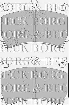 Borg & beck BBP1269 Гальмівні колодки, комплект BBP1269: Купити в Україні - Добра ціна на EXIST.UA!