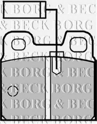 Borg & beck BBP1273 Гальмівні колодки, комплект BBP1273: Приваблива ціна - Купити в Україні на EXIST.UA!