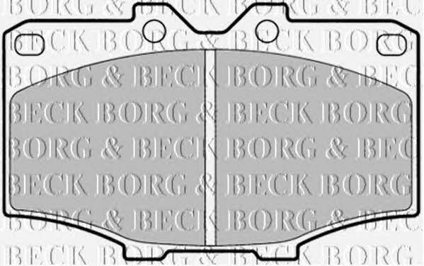 Borg & beck BBP1278 Гальмівні колодки, комплект BBP1278: Купити в Україні - Добра ціна на EXIST.UA!