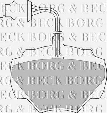 Borg & beck BBP1279 Гальмівні колодки, комплект BBP1279: Купити в Україні - Добра ціна на EXIST.UA!