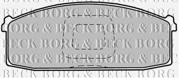 Borg & beck BBP1280 Гальмівні колодки, комплект BBP1280: Купити в Україні - Добра ціна на EXIST.UA!