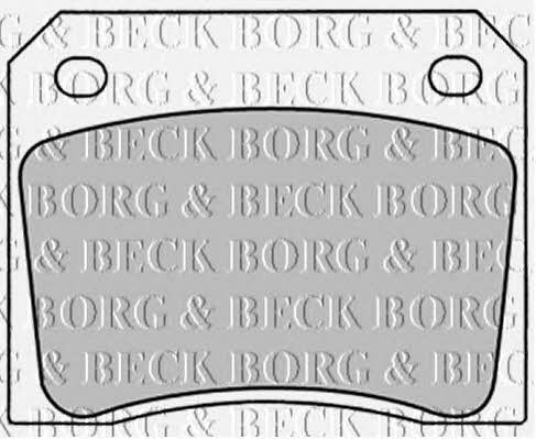 Borg & beck BBP1281 Гальмівні колодки, комплект BBP1281: Купити в Україні - Добра ціна на EXIST.UA!