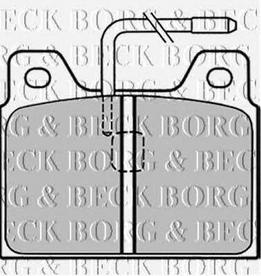 Borg & beck BBP1295 Гальмівні колодки, комплект BBP1295: Купити в Україні - Добра ціна на EXIST.UA!