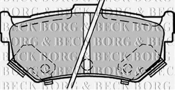 Borg & beck BBP1298 Гальмівні колодки, комплект BBP1298: Купити в Україні - Добра ціна на EXIST.UA!