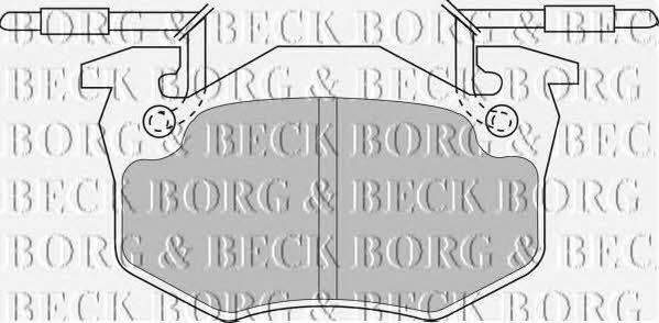 Borg & beck BBP1306 Гальмівні колодки, комплект BBP1306: Купити в Україні - Добра ціна на EXIST.UA!