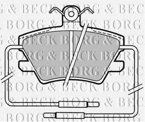 Borg & beck BBP1319 Гальмівні колодки, комплект BBP1319: Купити в Україні - Добра ціна на EXIST.UA!