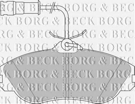 Borg & beck BBP1324 Гальмівні колодки, комплект BBP1324: Купити в Україні - Добра ціна на EXIST.UA!