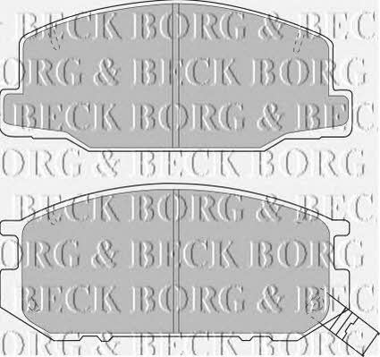 Borg & beck BBP1345 Гальмівні колодки, комплект BBP1345: Приваблива ціна - Купити в Україні на EXIST.UA!